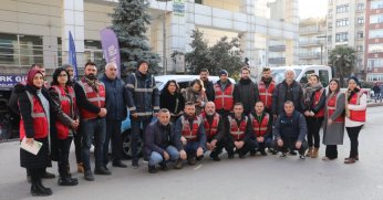 Deprem bölgesine takviye ekip