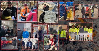 Başkanlar afet bölgesine üs kurdu