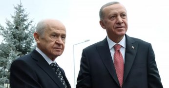 Cumhurbaşkanı Erdoğan ve Bahçeli bir araya geldi