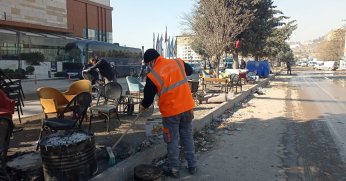 Kahramanmaraş'ın temizliği Körfez ekiplerine emanet