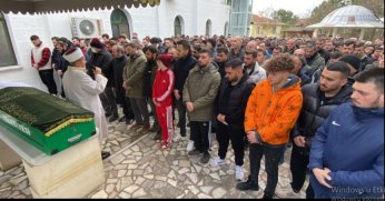 TEM'de lastik değiştirirken canından olan arkadaşlar son yolculuklarına uğurlandı