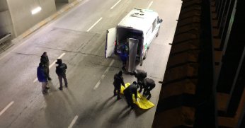 Köprüden tünele düşen yaşlı adam hayatını kaybetti