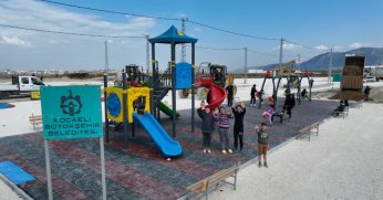 Defne'deki çadır kent sosyal yaşam alanına dönüştü