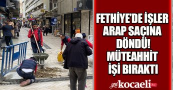 MÜTEAHHİT İŞİ BIRAKTI