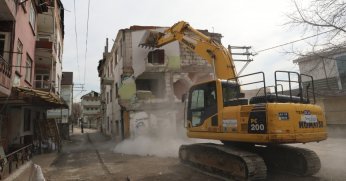 Mehmet Ali Paşa'da 7. binanın yıkımı da tamamlandı