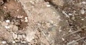 Bu kadarına da pes, binanın kirişlerini toprakla doldurdular