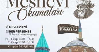 Büyükşehir’den Mesnevi Okumaları