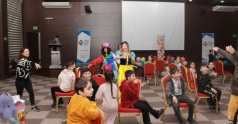 Depremzede çocuklara özel etkinlik