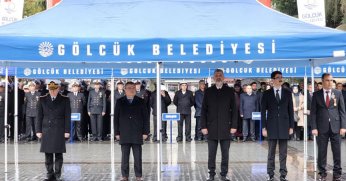 ÇANAKKALE ZAFERİ ŞEHİTLERİ GÖLCÜK'TE TÖRENLERLE ANILDI