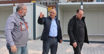 Pazarcık’a 30 konteynerden oluşacak ‘Kocaeli Çarşısı’ yapılıyor