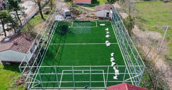 Büyükşehir, köylere futbol sahası kazandırıyor 