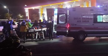 U dönüşü yapan otomobil ile motosiklet çarpıştı: 1 yaralı