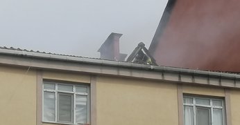 Baca yangını korkuttu