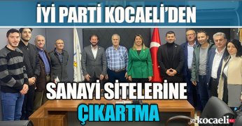 İYİ PARTİ KOCAELİ'DEN SANAYI SİTELERİNE ÇIKARTMA