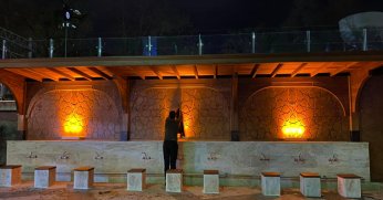  Tarihi Sümer Camii’nin dokusuna uygun şadırvan