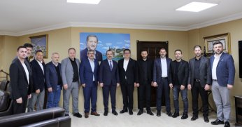 KOTO’dan,  AK Parti’nin Yeni İl Başkanı Talus’a tebrik ziyareti  