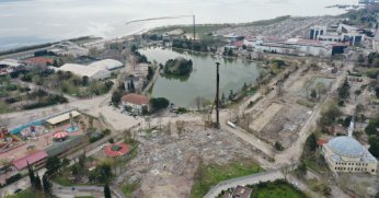 İzmit Millet Bahçesi şekillenmeye başlıyor   