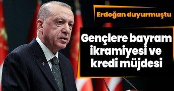 Gençlere bayram ikramiyesi ve kredi müjdesi