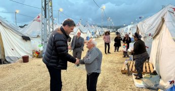 Başkan Kocaman deprem bölgesi Hatay'da