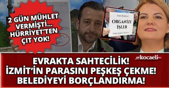 2 GÜN MÜHLET VERMİŞTİ... HÜRRİYET’TEN  ÇIT YOK!