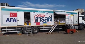 Ukrayna’daki mobil yemek tırı yurda döndü