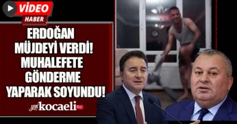 ERDOĞAN MÜJDEYİ VERDİ! MUHALEFETE GÖNDERME YAPARAK SOYUNDU!