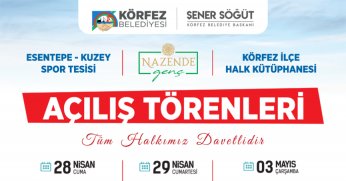 Körfez Belediyesi peş peşe açılışlara hazırlanıyor