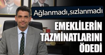 KARTEPE BELEDİYESİ EMEKLİLERİN TAZMİNATLARINI ÖDEDİ