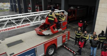 Büyükşehir İtfaiyesinden operatör eğitimi
