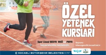 Büyükşehir ücretsiz özel yetenek kursları açıyor