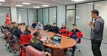 İtfaiyeden personeline olay yeri eğitimi