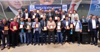 Darıca'da işçinin yüzünü güldüren sözleşme imzalandı