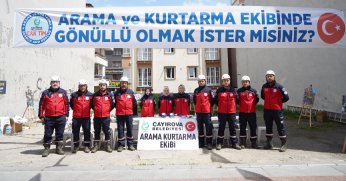 Arama kurtarma ekipleri stant açtı