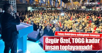 Özgür Özel, TOGG kadar insan toplayamadı!