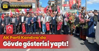 AK Parti Kandıra’da gövde gösterisi yaptı!