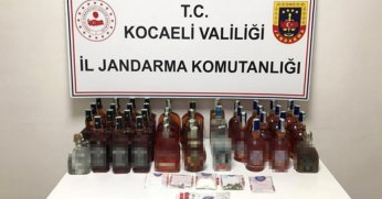 Kocaeli'de gümrük kaçağı alkol ele geçirildi