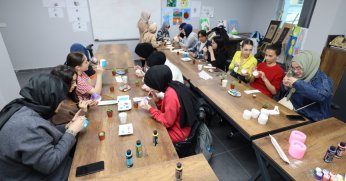 Başiskeleli Genç Kızlar Sukulent Atölyesinde