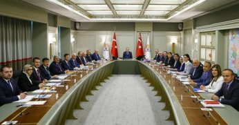 AK Parti MYK Cumhurbaşkanı Erdoğan başkanlığında toplandı