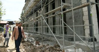 Başiskele Sosyal Tesisi’nde Çalışmalar Sürüyor       