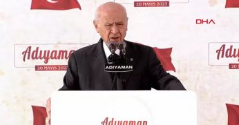 MHP lideri Bahçeli, Adıyaman'da: Milletimizin gönlündeki aday Erdoğan'dır