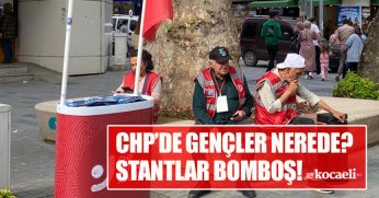 CHP’DE GENÇLER NEREDE? STANTLAR BOMBOŞ!