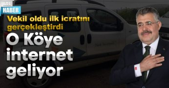 O KÖYE İNTERNET GELİYOR