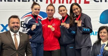 Kağıtsporlu Gülsen, Akdeniz Karate Şampiyonu oldu