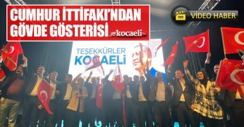 CUMHUR İTTİFAKI’NDAN GÖVDE GÖSTERİSİ