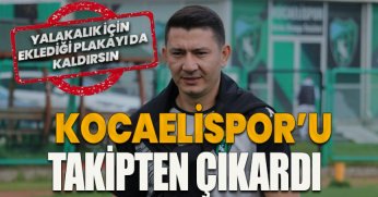 FIRAT GÜL KOCAELİSPOR'U TAKİPTEN ÇIKARDI!