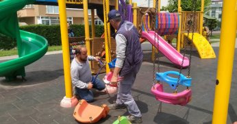 Darıca'da park ve bahçeler yenileniyor