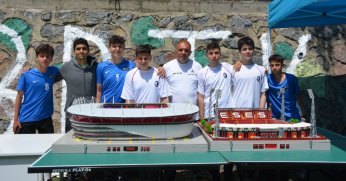  Lise öğrencileri bir yıl boyunca emek verdi: Bu maket statta yok yok