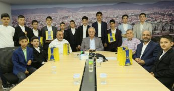 Başkan Aygün Hafızları Ağırladı