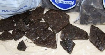 15 kilo 600 gram Afyon sakızı ele geçirildi