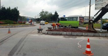 Derince Çenesuyu Kavşağı yenilendi